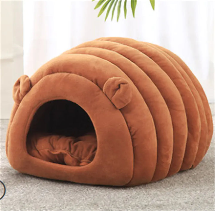 Sheep Bed for Cats - Semi-Enclosed Sleeping Bag