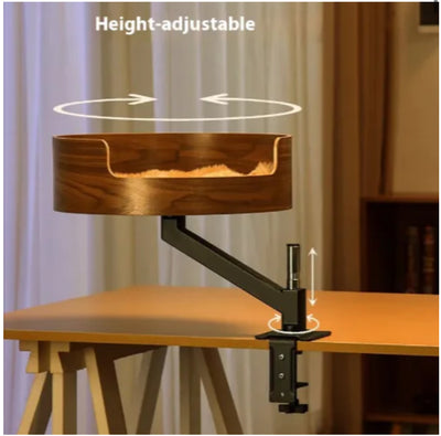 Desktop Cat Nest with Rotating Bracket