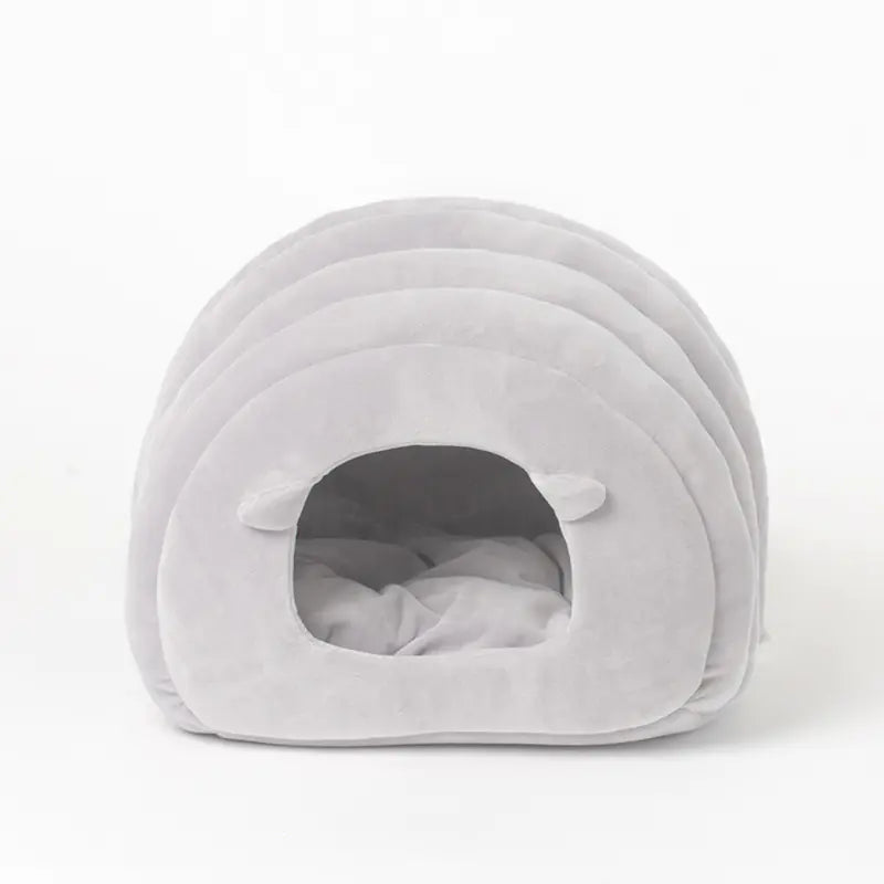 Sheep Bed for Cats - Semi-Enclosed Sleeping Bag