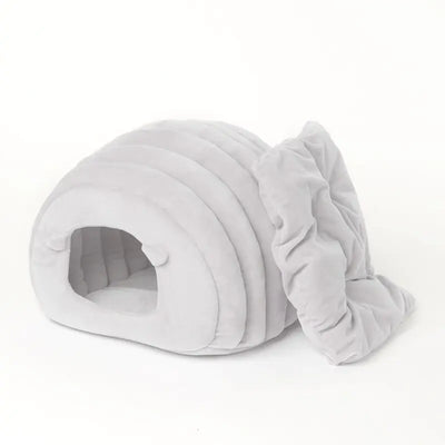 Sheep Bed for Cats - Semi-Enclosed Sleeping Bag