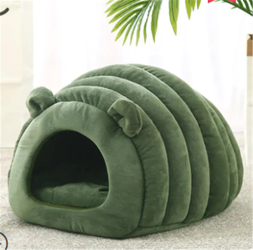 Sheep Bed for Cats - Semi-Enclosed Sleeping Bag